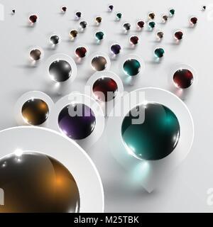 Pins on the ground Stock Vector