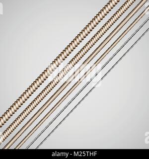 Vector guitar strings Stock Vector