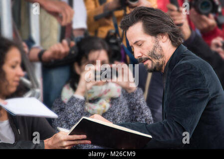 Actor Keanu Reeves attends the Knock Knock Premiere during the 41st Deauville American Film Festival, on September5, 2015 in Deauville, France Stock Photo