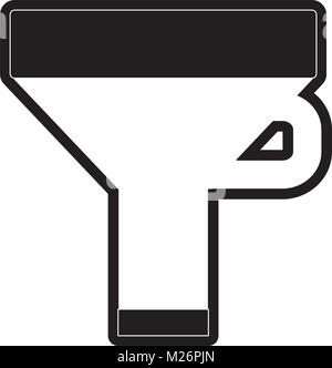 funnel icon image Stock Vector