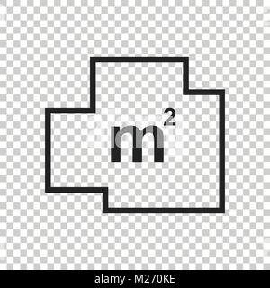 House plan simple flat icon. Vector illustration on isolated background. Stock Vector