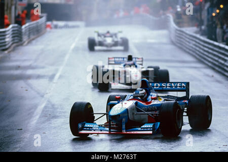 F1, Gerhard Berger, Benetton Renault, Monaco GP 1997 Stock Photo