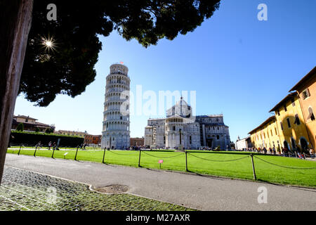 The Leaning Tower of Pisa Stock Photo