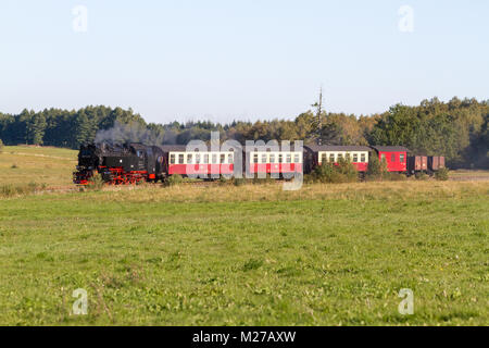 Harzer Schmalspurbahn im Selketal Stock Photo