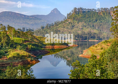 Adam's Peak, Maskeliya, Ratnapura, Sri Lanka, Asia Stock Photo