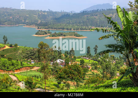 Castlereigh reservoir, Hatton, Sri Lanka, Asia Stock Photo