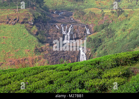 St Clair falls, Nuwara Eliya, Sri Lanka, Asia Stock Photo