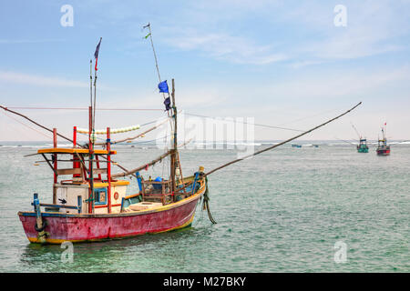 Weligama Beach, Mirissa, Sri Lanka, Asia Stock Photo