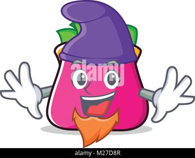 Elf purse character cartoon style Stock Vector
