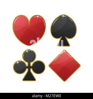 Playing card suit icon Stock Vector