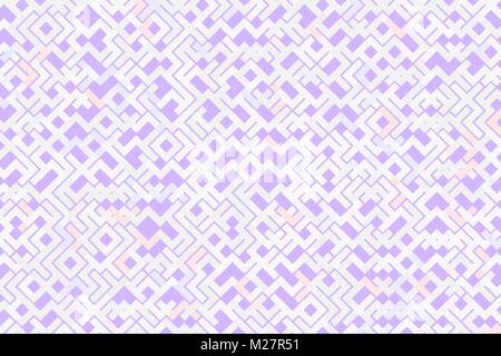 Abstract geometric background with triangle mosaic elements in tender pastel tones. Creative vector design for creation Stock Vector