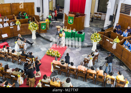 Traditional  wedding in Jakarta Indonesia Stock Photo