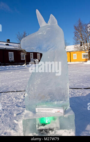 Unicorn Ice Sculpture Stock Photo - Alamy