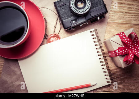 Writing love confession Stock Photo