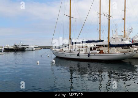 Boats in Monaco Stock Photo