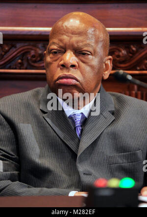 United States Representative John Lewis (Democrat of Georgia) appears at the U.S. House Committee on Standards of Official Conduct to offer support for U.S. Representative Charles Rangel (Democrat of New York) as the committee deliberates Rangel's punishment after his conviction on 11 of 13 ethics violations in Washington, D.C. on Thursday, November 18, 2010..Credit: Ron Sachs / CNP.(RESTRICTION: NO New York or New Jersey Newspapers or newspapers within a 75 mile radius of New York City) /MediaPunch Stock Photo