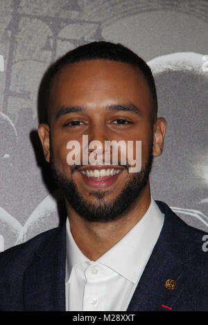 Burbank, California, USA. 5th February, 2018. Anthony Sadler  02/05/2018 The World Premiere of 'The 15:17 to Paris' held at The SJR Theater at Warner Bros. Studios in Burbank, CA   Photo: Cronos/Hollywood News Credit: Cronos/Alamy Live News Stock Photo