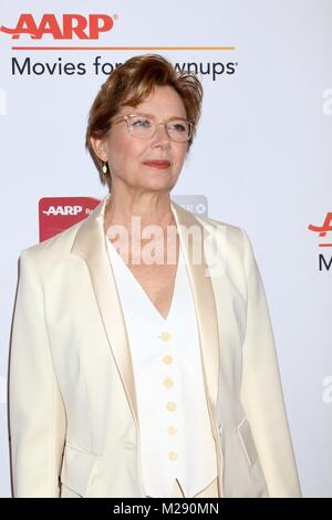 Annette Bening at arrivals for AARP The Magazine’s 17th Annual Movies For Grownups Awards, Beverly Wilshire Hotel, Beverly Hills, CA February 5, 2018. Photo By: Priscilla Grant/Everett Collection Stock Photo