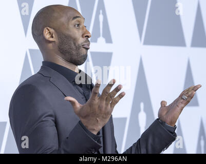 Beverly Hills, California, USA. 5th Feb, 2018. KOBE BRYANT attends the 90th Oscar Nominee Luncheon at the Beverly Hills Hilton in Beverly Hills on Monday. Credit: David Bro/ZUMA Wire/Alamy Live News Stock Photo