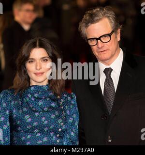 ‚ÄãRachel Weisz and Colin Firth attend World Premiere of The Mercy - London, UK (06/02/2018) | usage worldwide Stock Photo