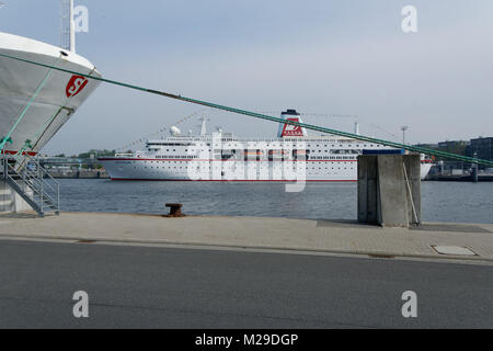 Cruise ship MS Deutschland, known as the Traumschiff, on ...