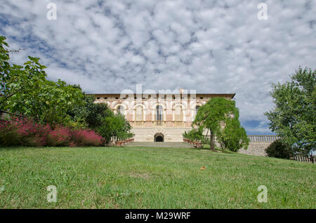 View of the magnificent Villa dei Vescovi in Torreglia Stock Photo