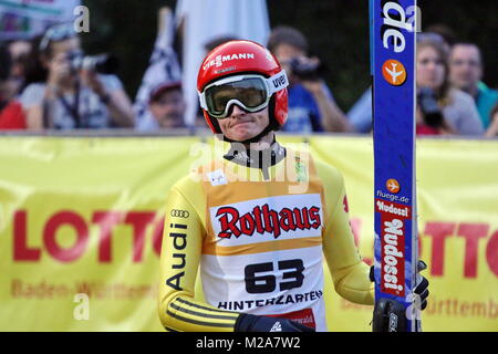Richard Freitag (SG Nickelhütte Aue) beim Herren Einzelwettbewerb - FIS Sommer Grand Prix Stock Photo