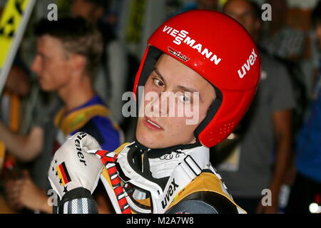 Stephan Leyhe (SC Willingen) beim Herren Einzelwettbewerb - FIS Sommer Grand Prix Stock Photo