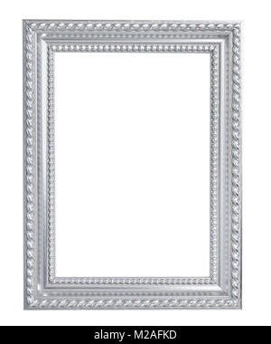 silver picture frame Stock Photo