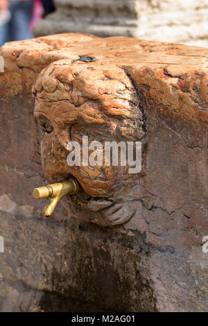 Antique drinking fountain Stock Photo