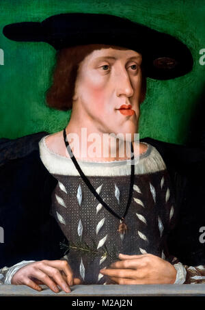 Emperor Charles V  (1500-1558) by unknown artist, c.1515 Stock Photo