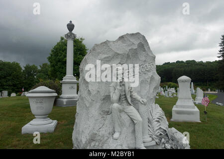 Hope Cemetery Barre VT Stock Photo