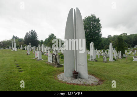 Hope Cemetery Barre VT Stock Photo