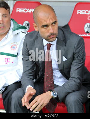 Trainer Josep 'Pep' GUARDIOLA, FC Bayern München - Fußball-Bundesliga: 4. Spieltag, SC Freiburg vs. FC Bayern München