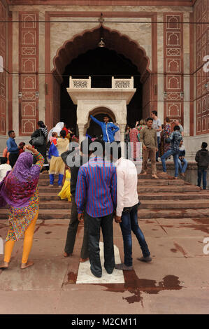 The Jama Masjid Mosque in Delhi, India Stock Photo