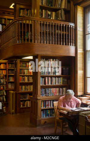 St Johnsbury Athenaeum central library VT Stock Photo