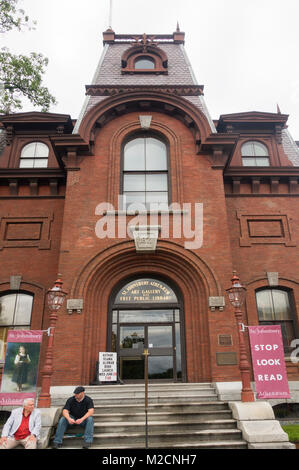 St Johnsbury Athenaeum central library VT Stock Photo