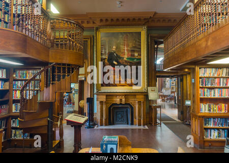 St Johnsbury Athenaeum central library VT Stock Photo