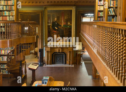 St Johnsbury Athenaeum central library VT Stock Photo