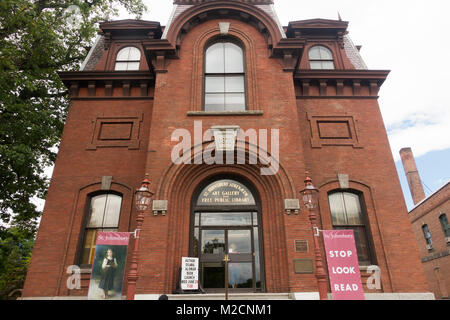 St Johnsbury Athenaeum central library VT Stock Photo