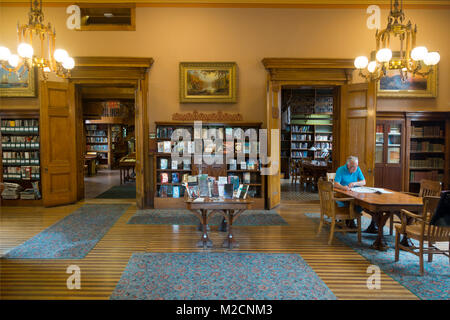 St Johnsbury Athenaeum central library VT Stock Photo