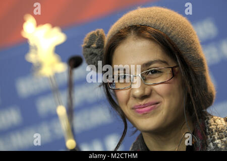 Die iranische Schauspielerin Sarina FARHADI bei der Pressekonferenz  zum Film 'Nader and Simin, a separation' im Rahmen der 61.Berlinale in Berlin am 15.02.2011 Stock Photo