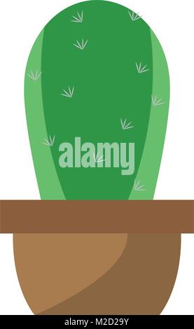 Cartoon cactus icon Stock Vector