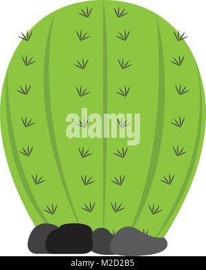 Cartoon cactus icon Stock Vector