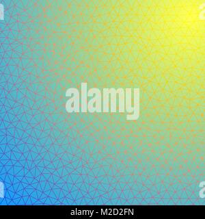Triangular template for your business design in blue or silt col Stock Vector