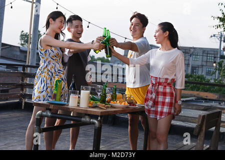 Youth gathering Stock Photo