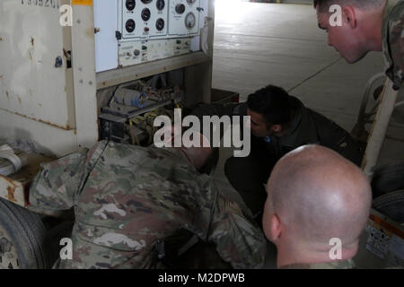 Soldiers assigned to the 449th Combat Aviation Brigade and medical ...