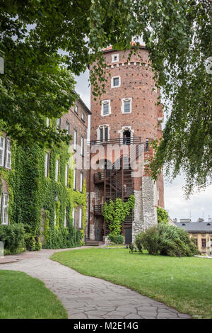 Wawel Castle Museum Building, Krakow, Poland Stock Photo