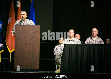 Speakers presenting for the Texas Adjutant General's Strategic plan role out at the NGAT/Joint Conference on Mar. 27, 2010 in Austin, Texas (U.S. Air National Guard photo Staff Sergeant Eric Wilson) 100327-F-2973W-005.jpg by Texas Military Department Stock Photo