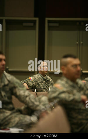 Speakers presenting for the Texas Adjutant General's Strategic plan role out at the NGAT/Joint Conference on Mar. 27, 2010 in Austin, Texas (U.S. Air National Guard photo Staff Sergeant Eric Wilson) 100327-F-2973W-018.jpg by Texas Military Department Stock Photo